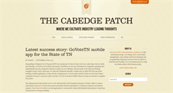 Desktop Screenshot of blog.cabedge.com