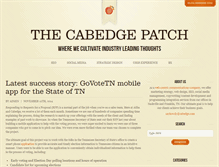 Tablet Screenshot of blog.cabedge.com